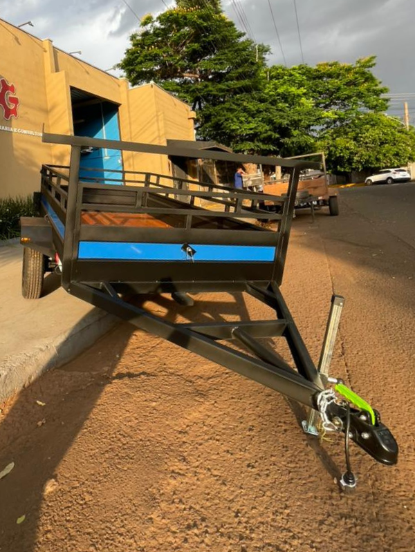 Carretinha Padrão - Gradil Duplo Implemak