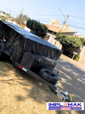 Reboque 2 Eixos Lonado Implemak