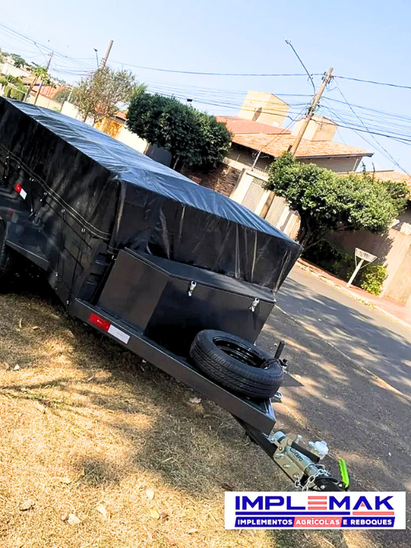 Reboque 2 Eixos Lonado Implemak