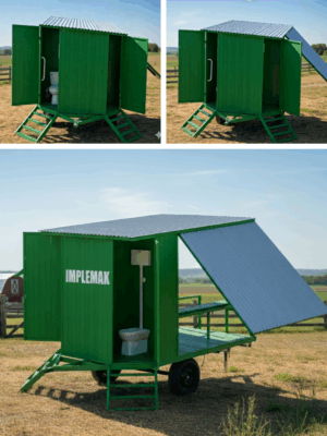 Área de Vivência Móvel com Dois Banheiros Implemak