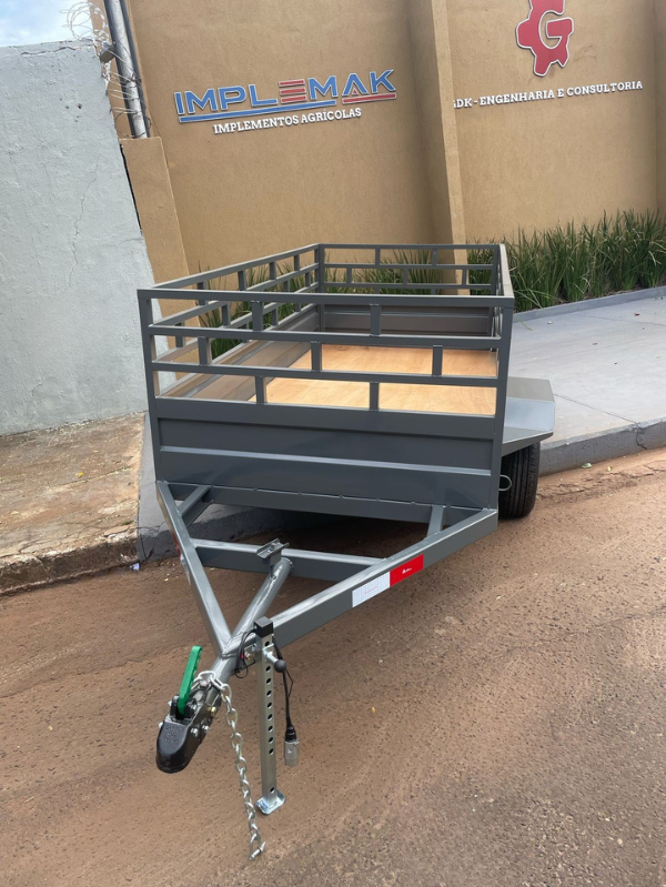 Carretinha Padrão - Gradil Triplo Implemak