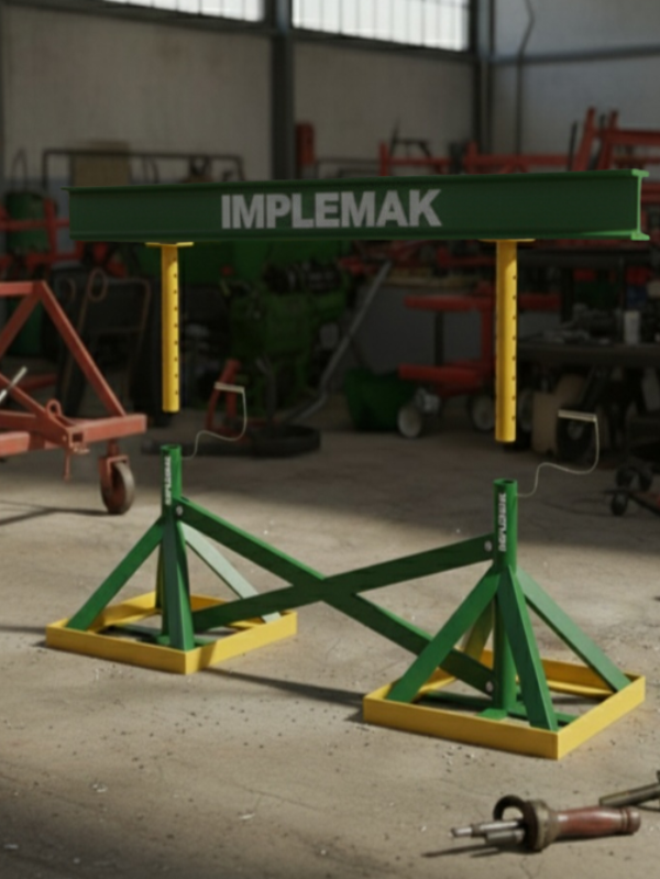 CAVALETE SIMPLES E DUPLO INTERTRAVADO IMPLEMAK